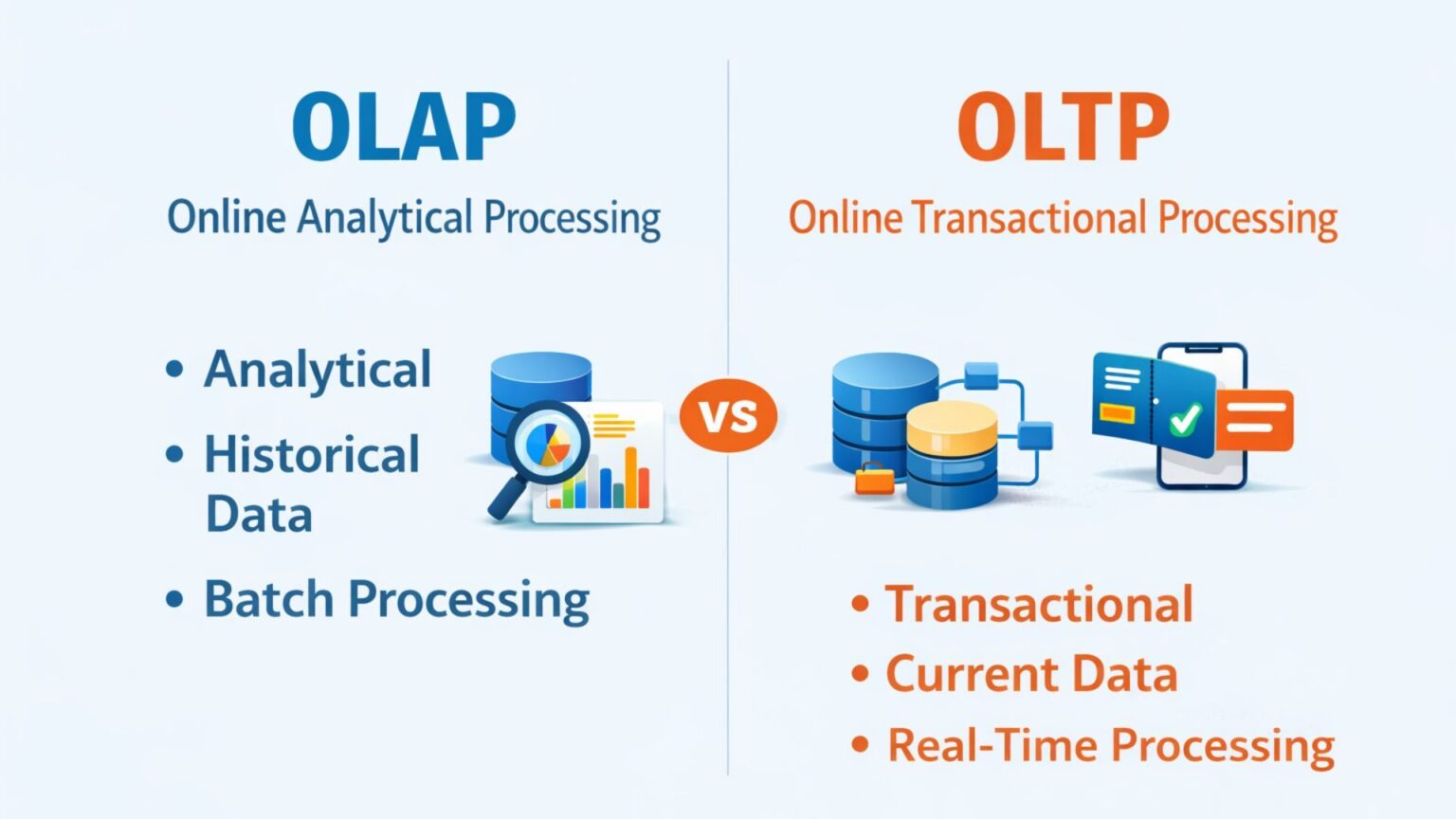 OLAP vs OLTP: The Differences in Data Analysis and Processing